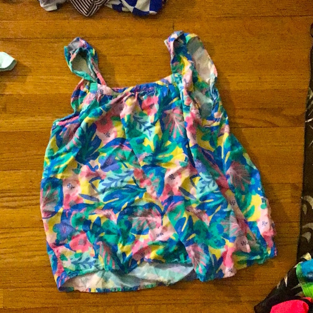 CatandJack girls 10/12 flowy tank top